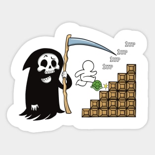 Frustrated Grim Reaper Sticker